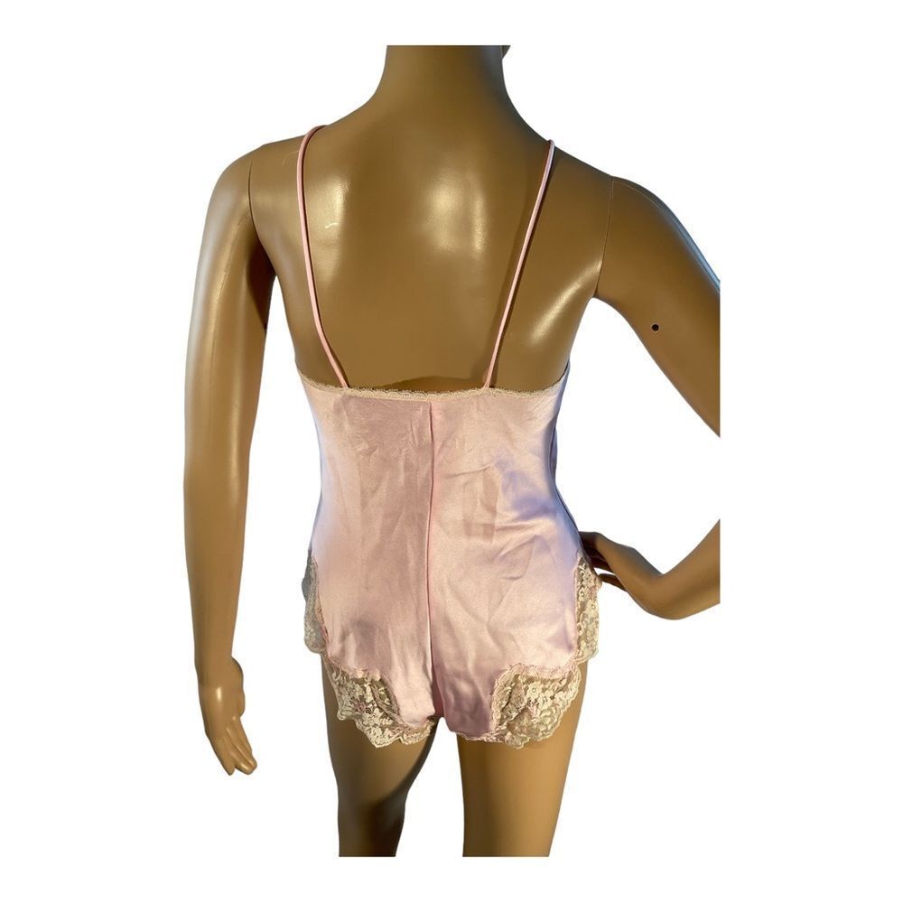Victoria Secret Women’s Vintage Pink &Lace Lingerie Satin Womens Size Small - Picture 6 of 15